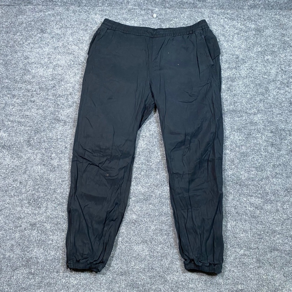 Lululemon Lab Wander Jogger Black Cupro Blend Tapered Pants W5CHAS Size 10